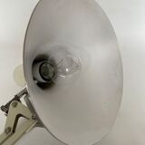 Luxo grey metal articulated lamp