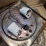 Glass square ceiling light