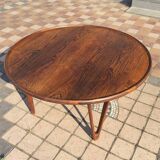 Table basse vintage en palissandre des années 1950 Design Tove & Edvard Kindt-Lars