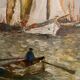 Animated marine landscape painting 20th century