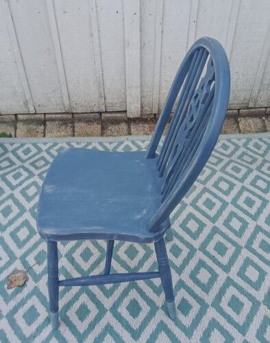 Patinated wooden chair
