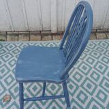 Patinated wooden chair