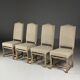 Set of 4 Os de Mouton dining chairs