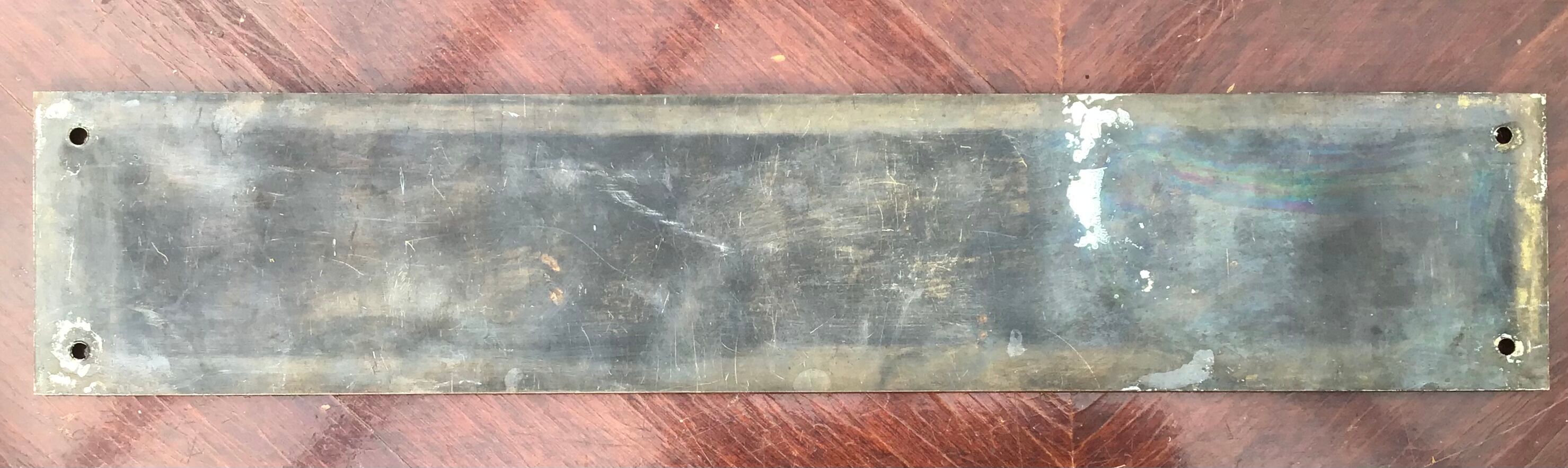 Old professional plaque "Police Commissioner" 35x7 cm