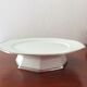 Servant dish on pedestal, octagonal, Limoges porcelain - vintage