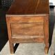 French provincial chest in carved and pegged solid oak, 18th century.
