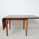Hans J. Wegner Drop Leaf Table in Solid Teak and Oak for GETAMA