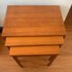 Set of 3 nesting tables in solid teak, McIntosh design, 1960s