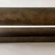 Modernist solid brass wall light, France 1940
