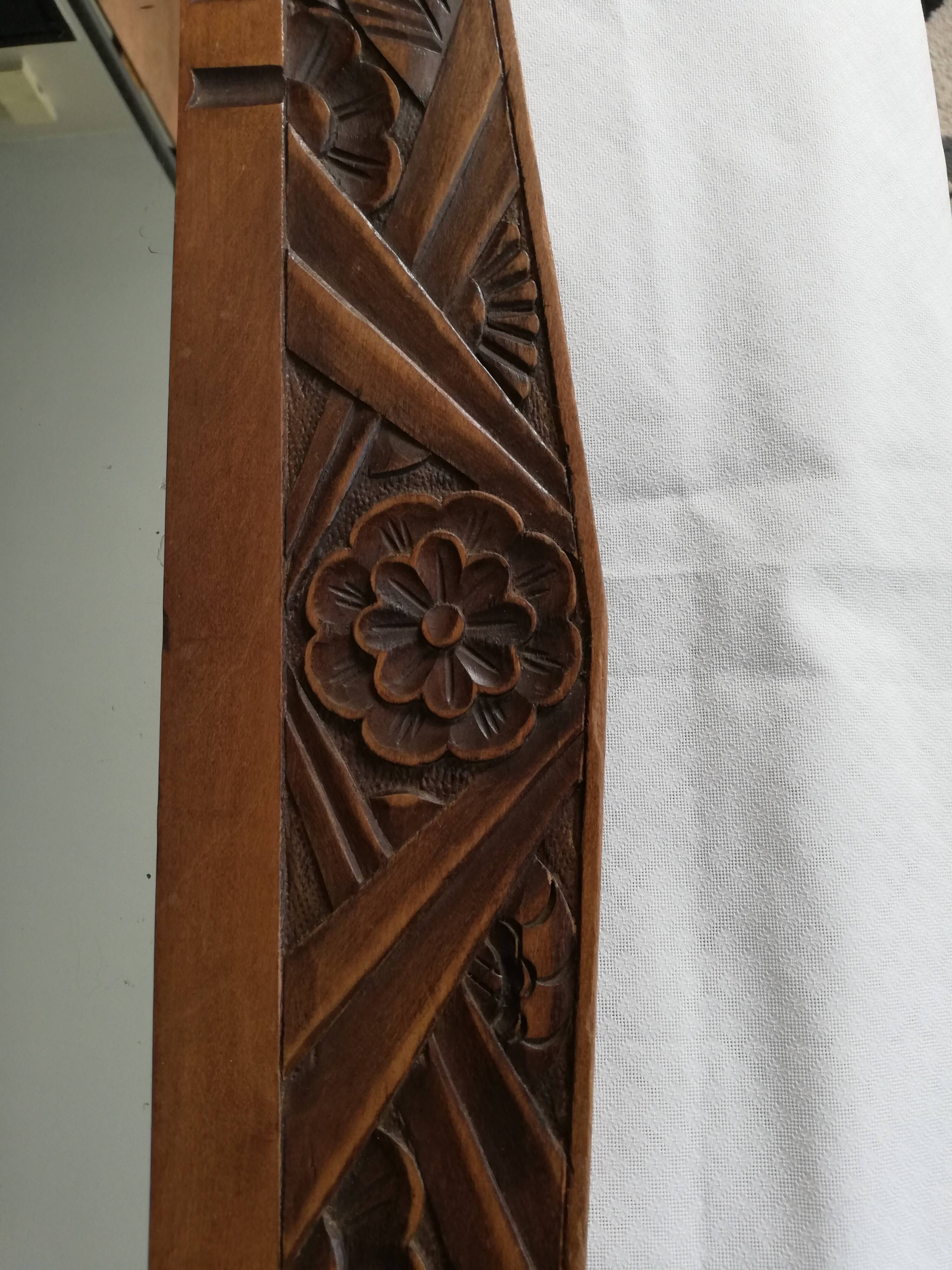 Art Deco wooden mirror