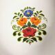 Shallow porcelain dish by Winterling with floral decoration.