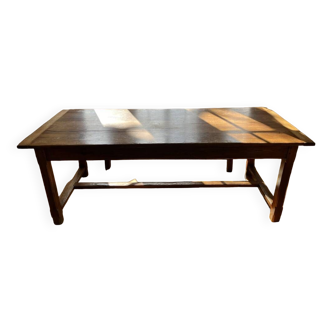 Solid oak farm table for 6 - 8 people