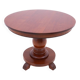 Antique round-top table from Northern Europe, around 1900. After renovation.