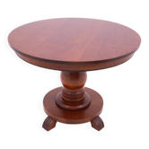 Antique round-top table from Northern Europe, around 1900. After renovation.