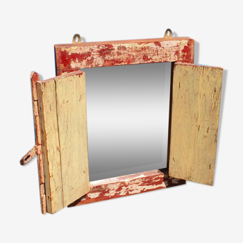 54x43cm Rajasthan wooden mirror