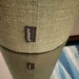 Pair of green Mister T Materia stools – like new