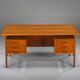 Model 75 Teak Desk from Omann Jun Møbelfabrik, 1960s