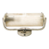 Art Deco wall lamp, chromed brass, Czechoslovakia, 1950s