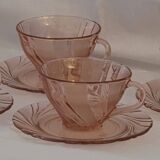 Cups and saucers vereco model beau rivage