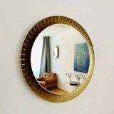 Miroir XXL lumineux de style moderne du milieu du siècle