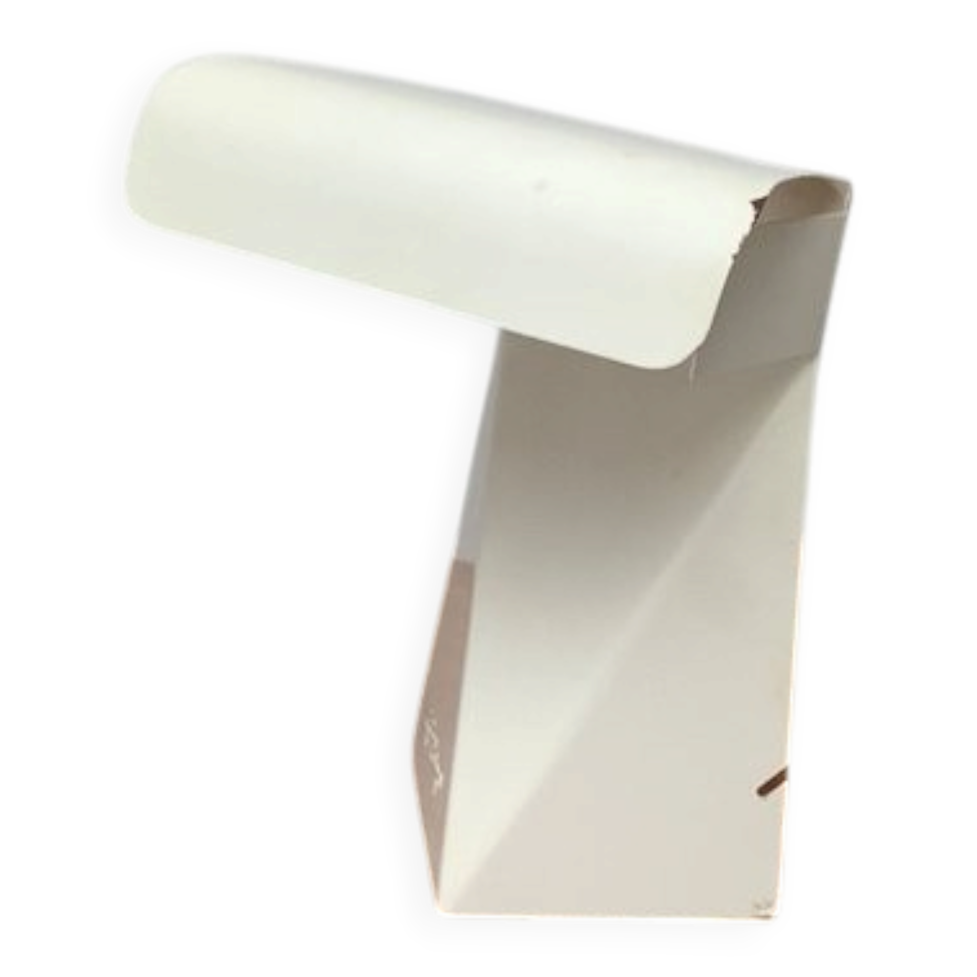 Lampe de table minimaliste en tole de l'ère spatiale italienne des années 60 par G. Grego.