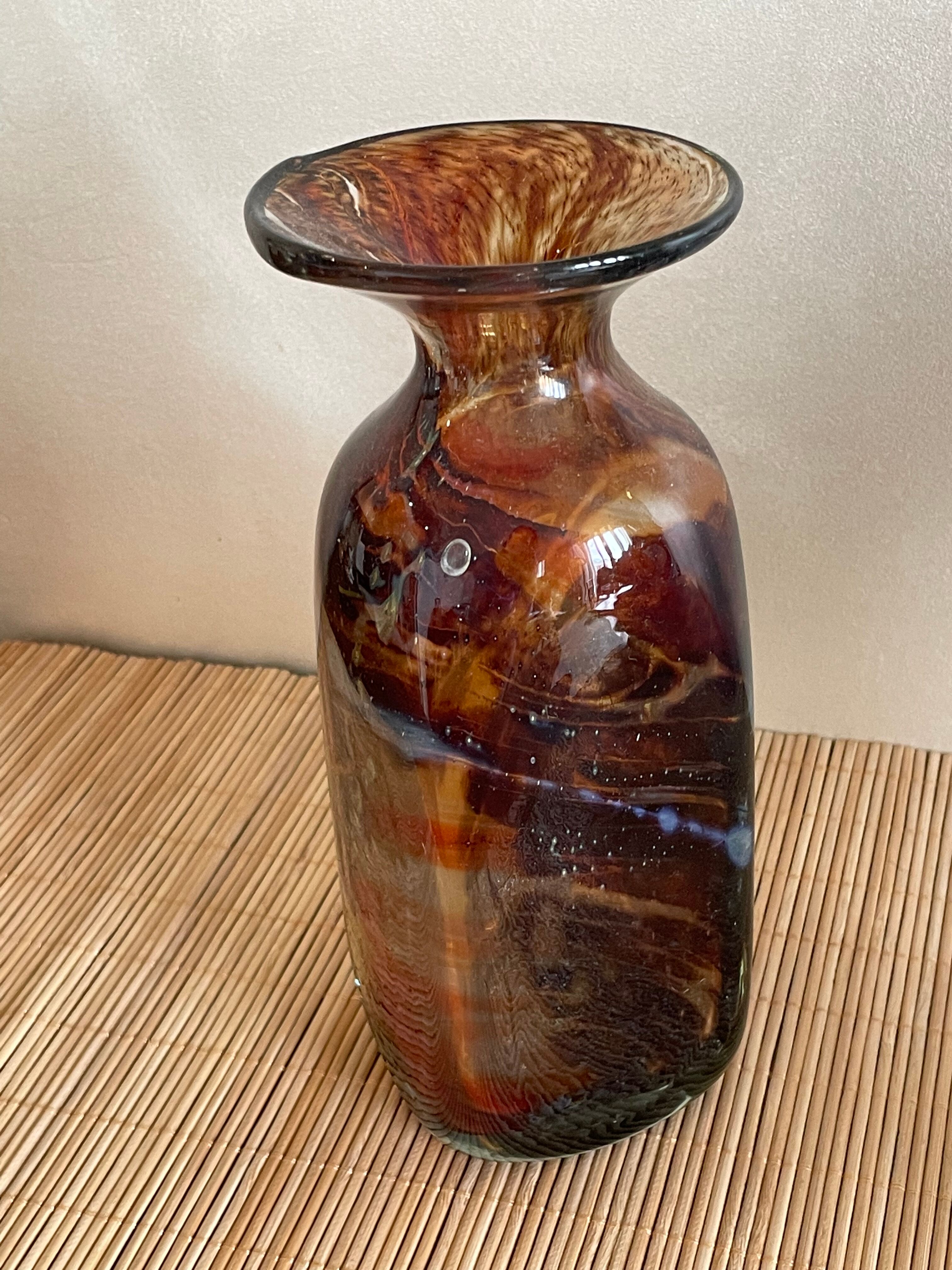 Mdina 1970 vase in blown glass