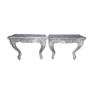 Pair of console st Louis XV ep debut XXem
