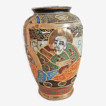 Vase ancien en porcelaine de Satsuma Japon - Début XX°