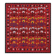 Vintage hand-embroidered tribal tapestry 222x231 cm