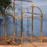 Metal-glass trolley 1970s