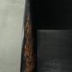 Black wooden chair / side chair from the 20th century in Asian style
