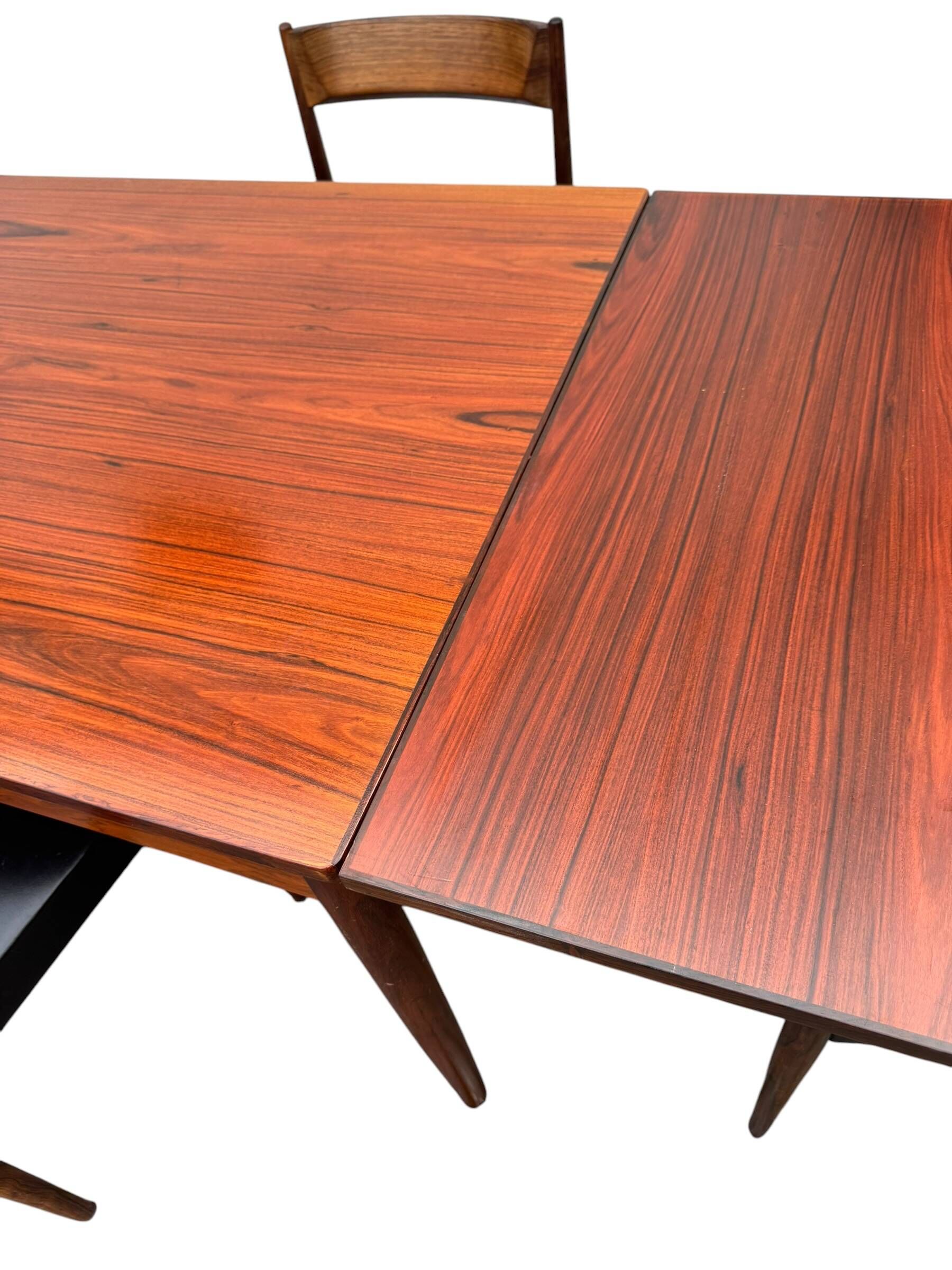 Vintage Scandinavian Rosewood Dining Set