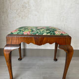 Tabouret en bois Chippendale XIXe