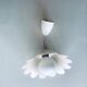 Suspension fleur en verre