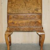 Writing desk in pollard oak from around 1800 with claw and ball carved legs.