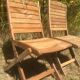 Paire de chaise pliante de jardin