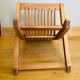 Scandinavian Vintage Folding Garden Chair for Children, Made in Denmark
