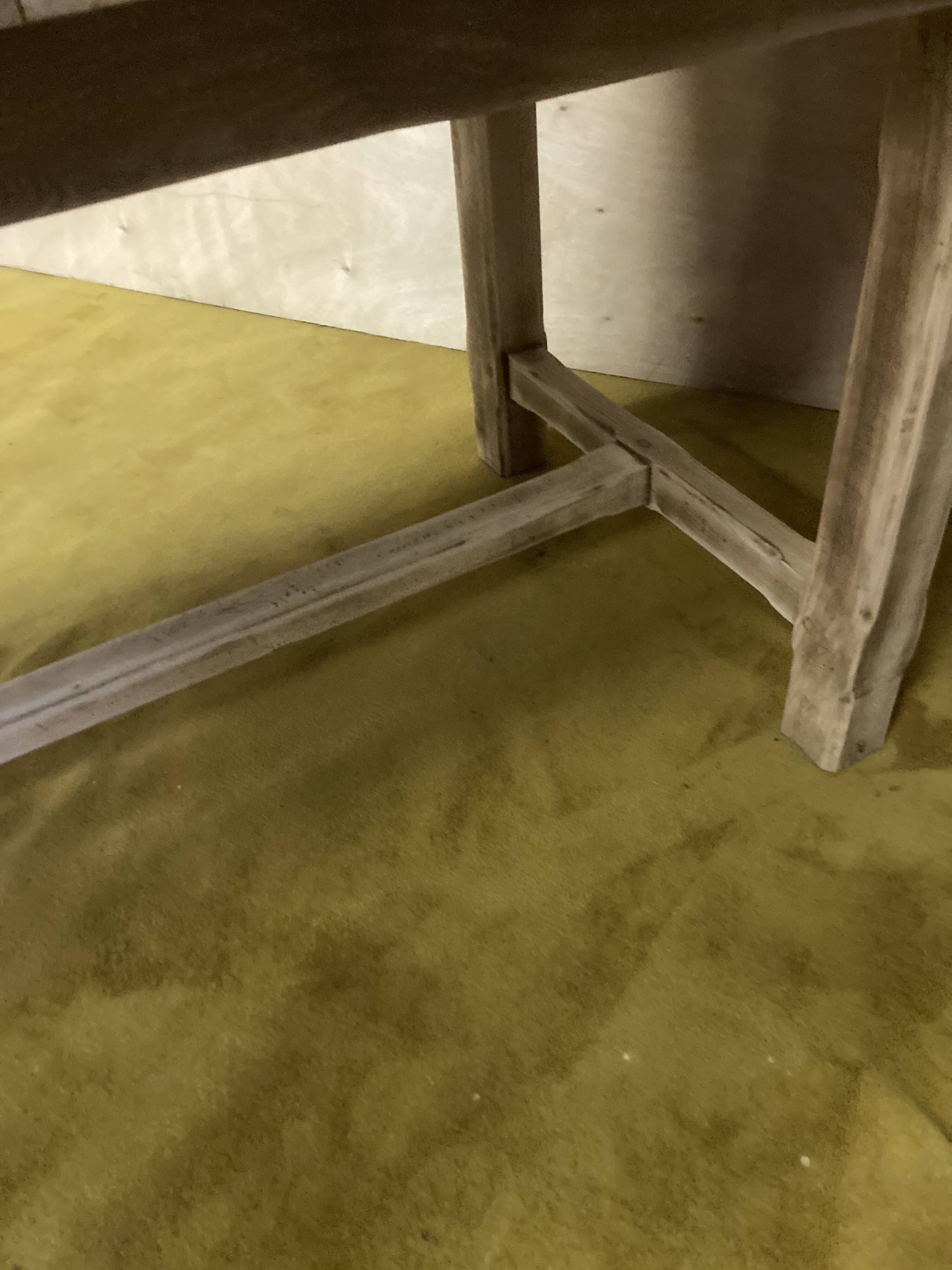 Farmhouse table bois brut