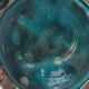 Vase en céramique émaillée turquoise du Moyen-Orient, début du XXe siècle