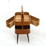 Coffre de rangement danois en contreplaqué, années 1970