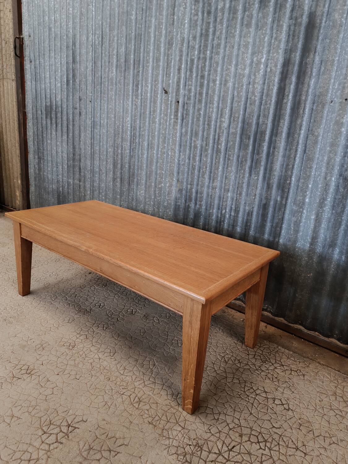 Vintage old farmhouse coffee table