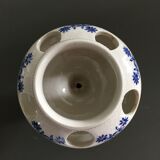 Blue decorative flower vase