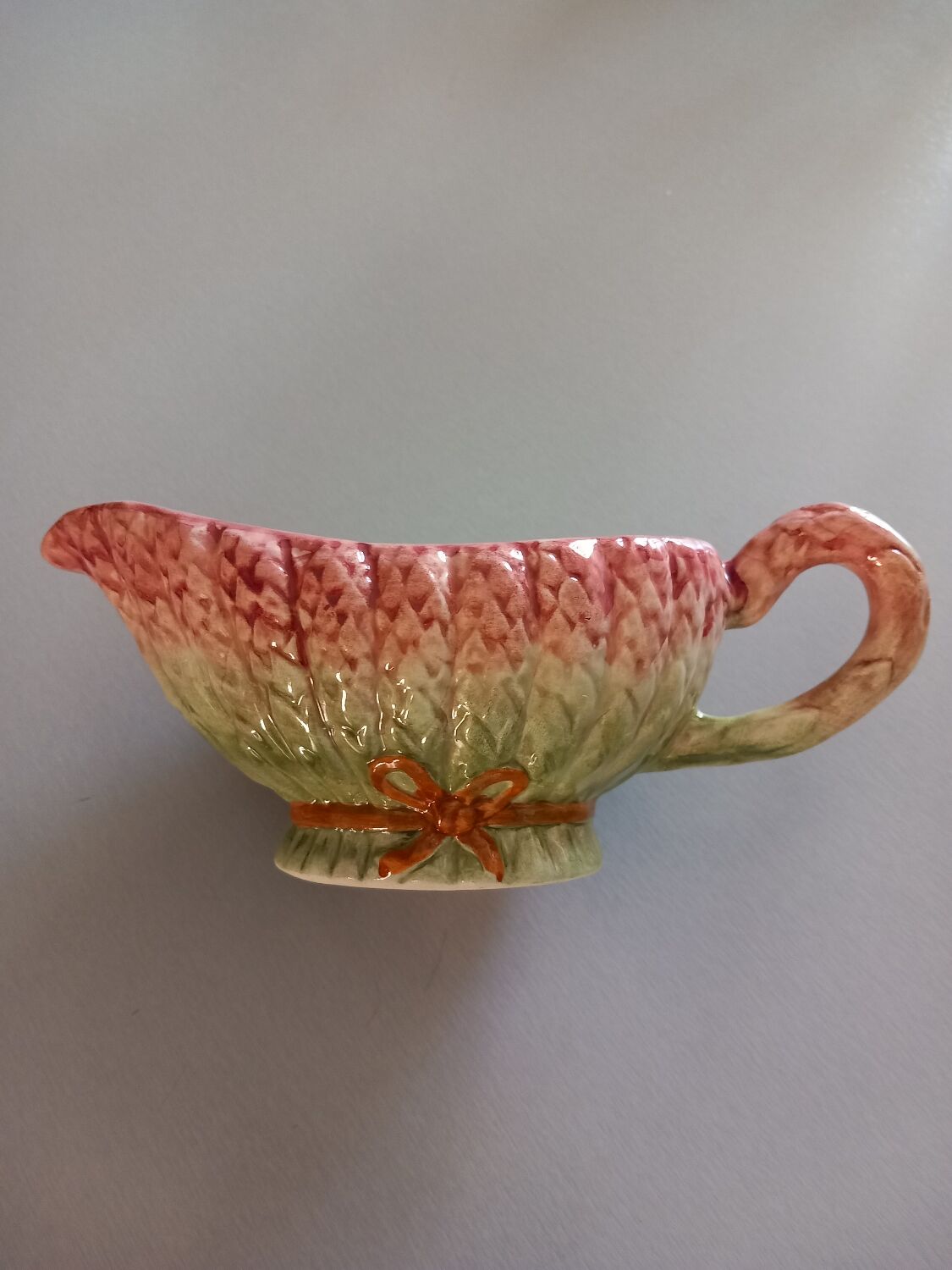 Double dish and asparagus slush sauce boat set