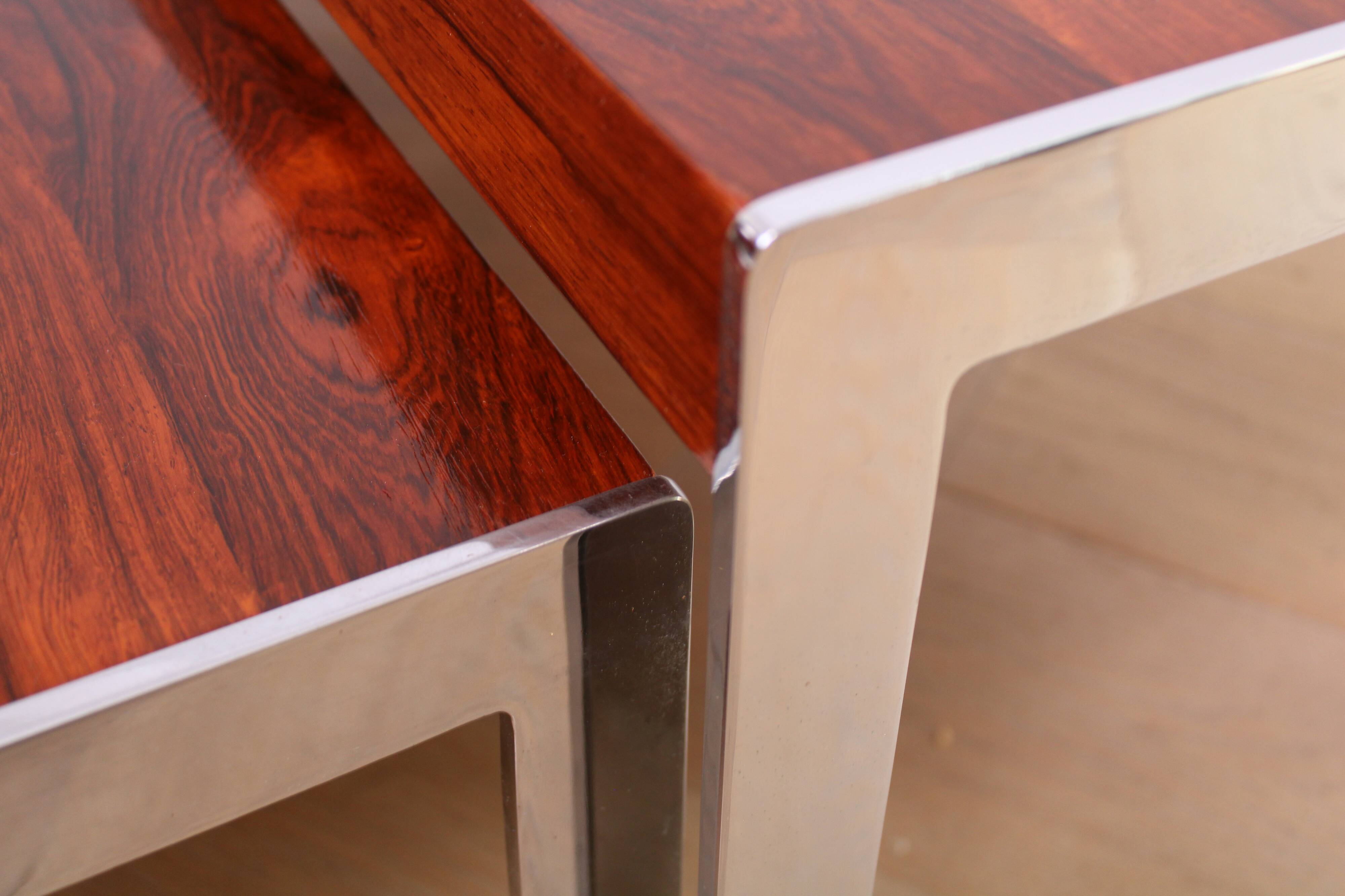 A set of vintage mid-century Merrow Associates coffee nesting tables - Rosewood