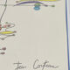 Lithographie Jean Cocteau