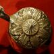 Ancien coquemar cuivre et laiton repoussé décor rocaille XVIII XIX ème