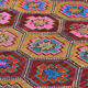 Anatolian handmade kilim rug 281 cm x 201 cm