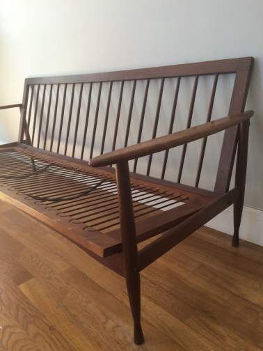 Sofa Scandinavian vintage 3 places