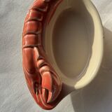 Pair of vintage lobster mini ramekins Saint Amand D15.5