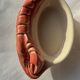 Pair of vintage lobster mini ramekins Saint Amand D15.5